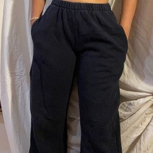 Brandy Melville Navy Blue Sweat Pants